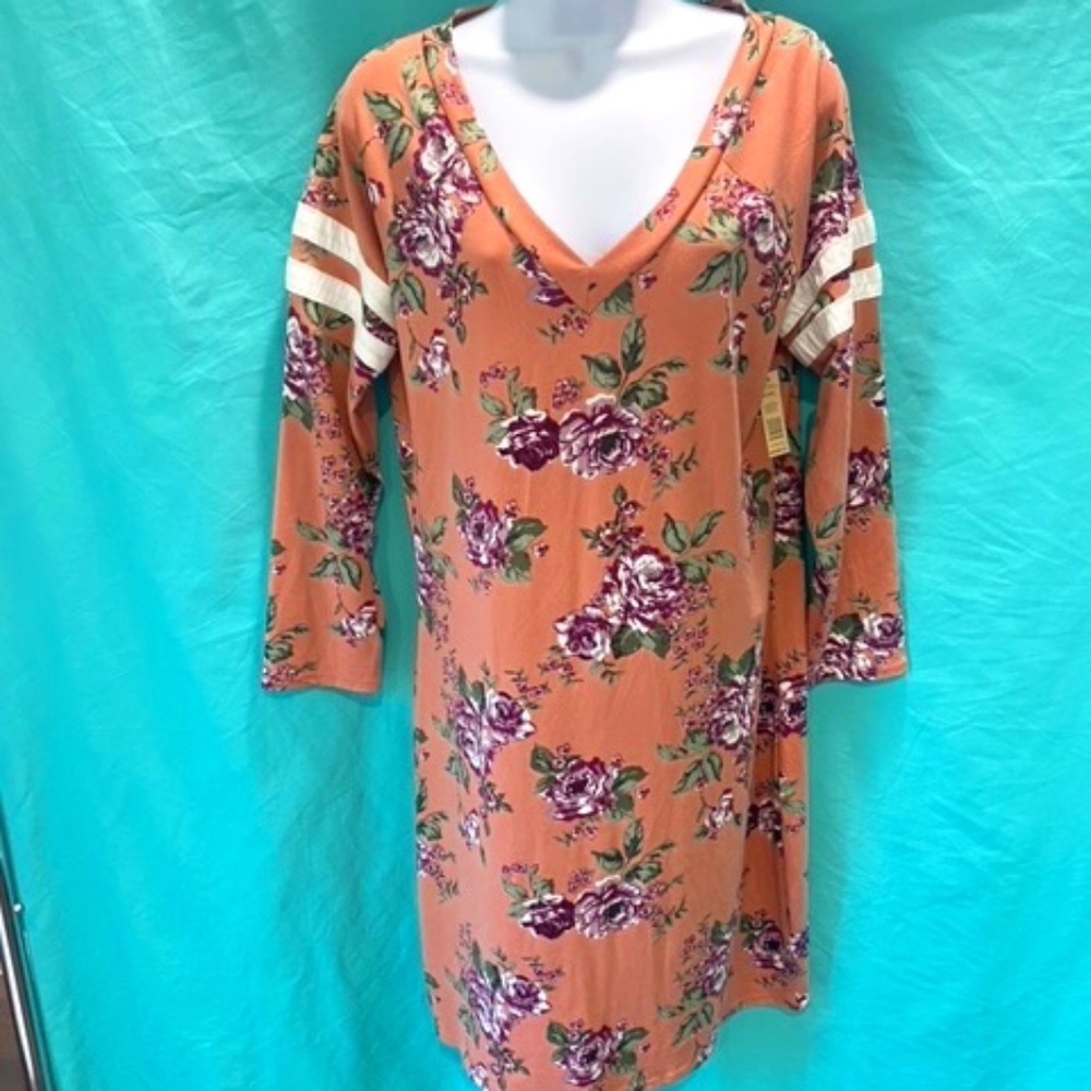 Long Sleeve Floral Dress